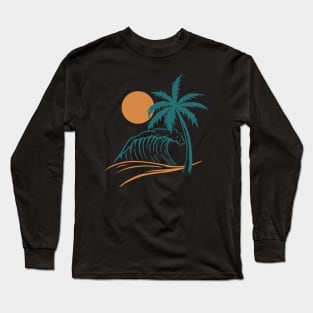 Tropical Waves Long Sleeve T-Shirt